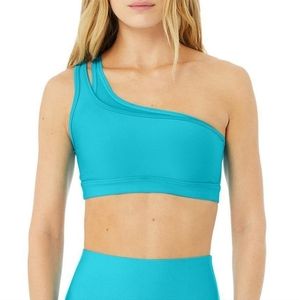 Alo Yoga Airlift Excite Bra in Bright Aqua